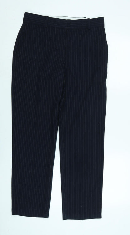 Womens UK Size 10 Marks and Spencer Regular Fit  Blue Trousers