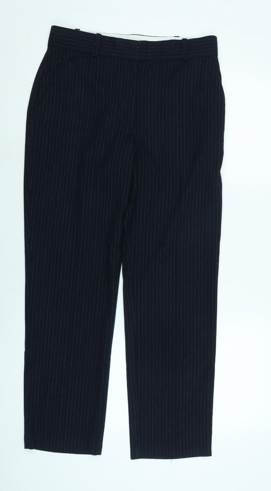 Womens UK Size 10 Marks and Spencer Regular Fit  Blue Trousers