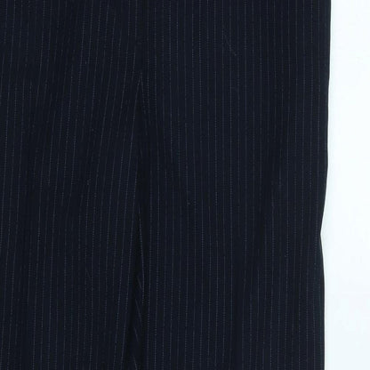 Womens UK Size 10 Marks and Spencer Regular Fit  Blue Trousers