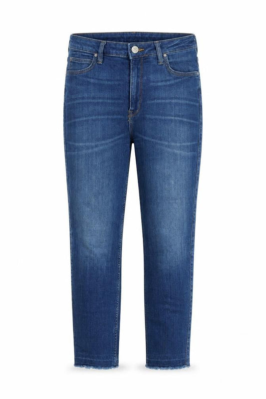 Womens UK Size 28 in Lee Regular Fit Tapered Blue Jeans
