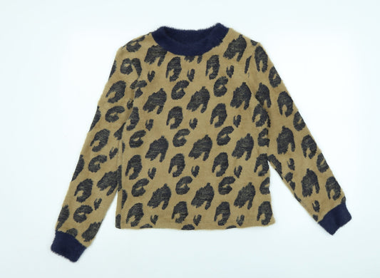 Womens UK Size 6 Marks and Spencer Brown Pullover Jumper