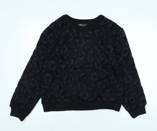 Womens UK Size XS Marks and Spencer Black Pullover Jumper