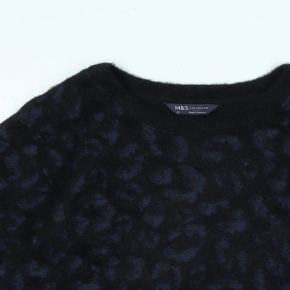 Womens UK Size XS Marks and Spencer Black Pullover Jumper