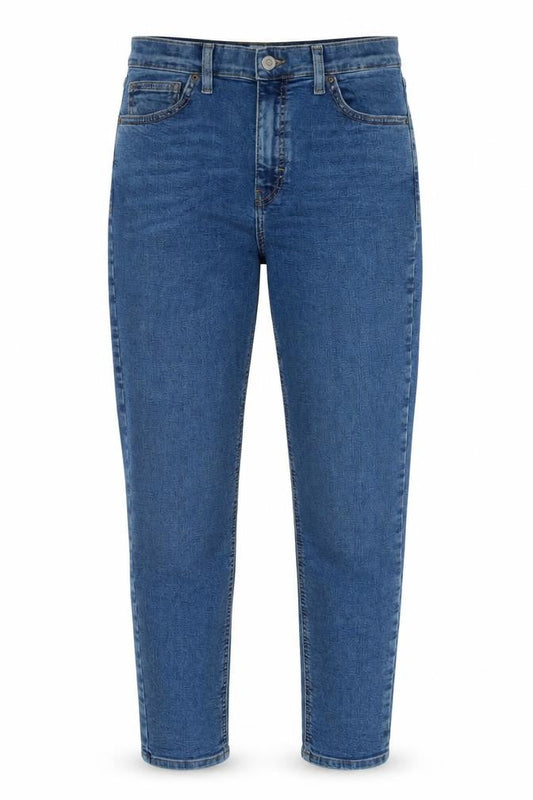 Womens UK Size 30 in Topshop Regular Fit Tapered Blue Jeans