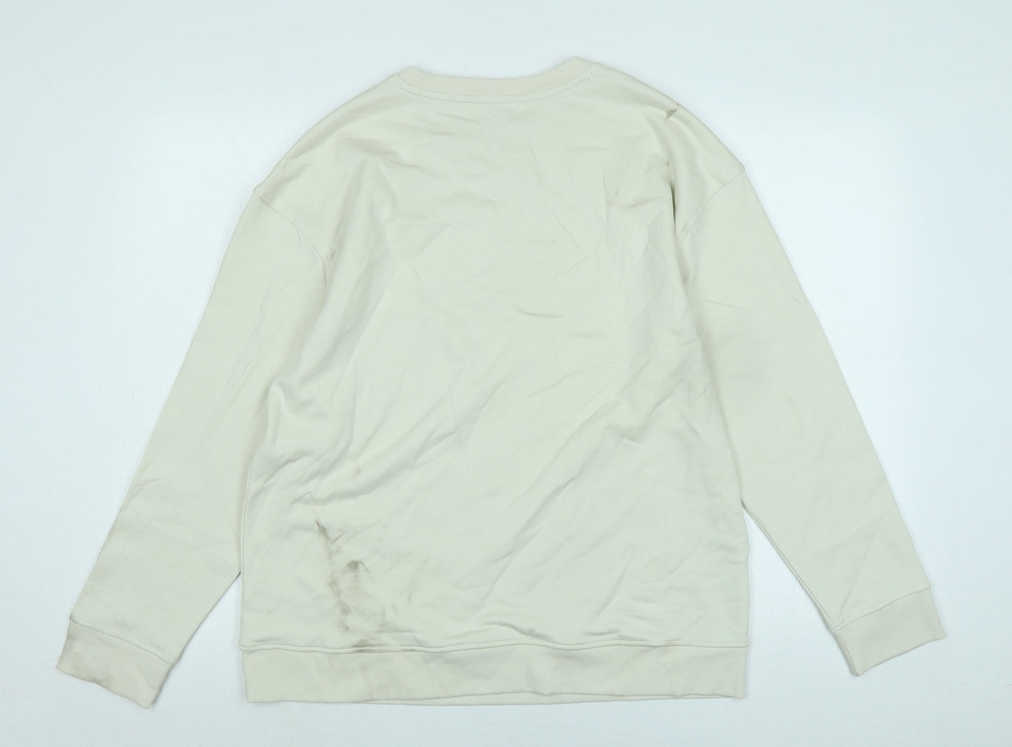 Womens UK Size 14 Marks and Spencer Ivory Pullover Sweatshirt