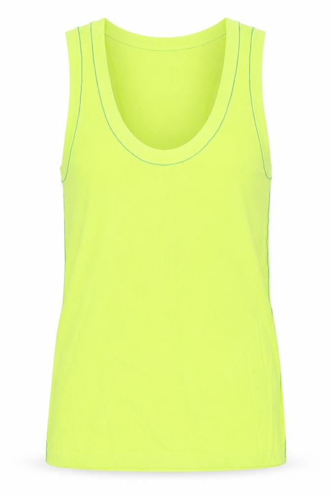 Womens UK Size S Zara Green Basic Tank