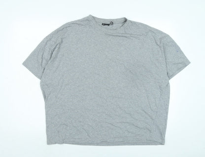 Womens UK Size XL ASOS Grey Basic T-Shirt