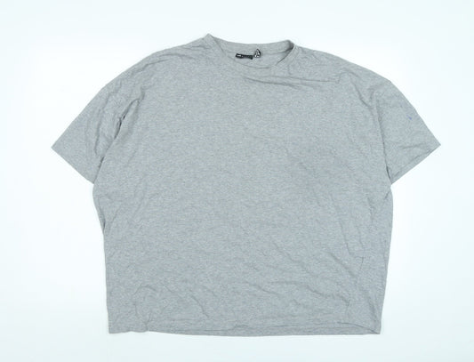 Womens UK Size XL ASOS Grey Basic T-Shirt