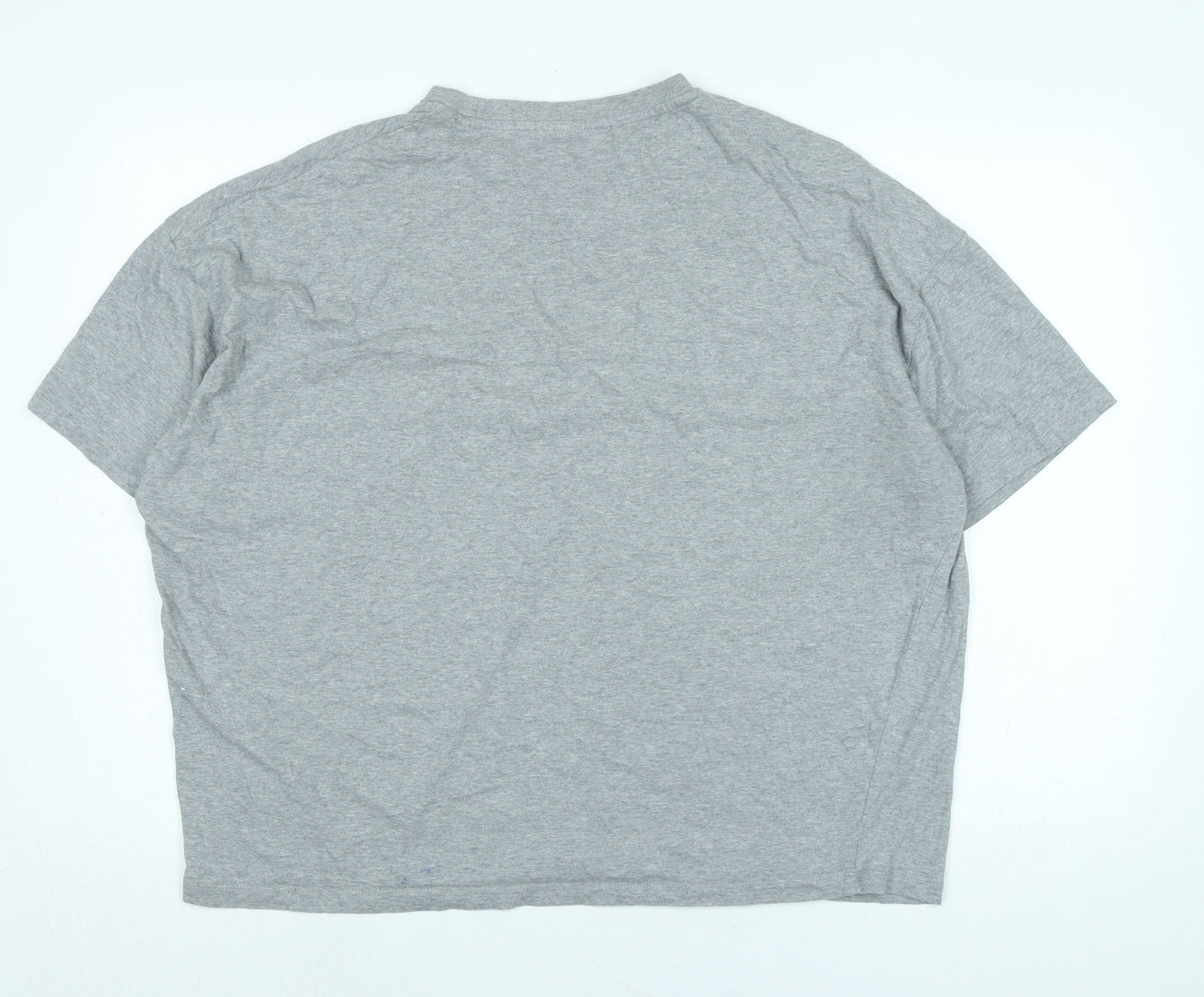 Womens UK Size XL ASOS Grey Basic T-Shirt
