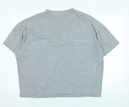 Womens UK Size XL ASOS Grey Basic T-Shirt