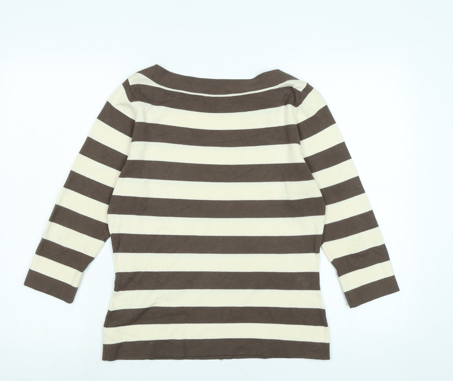 Womens UK Size 14 Marks and Spencer Brown Pullover Jumper