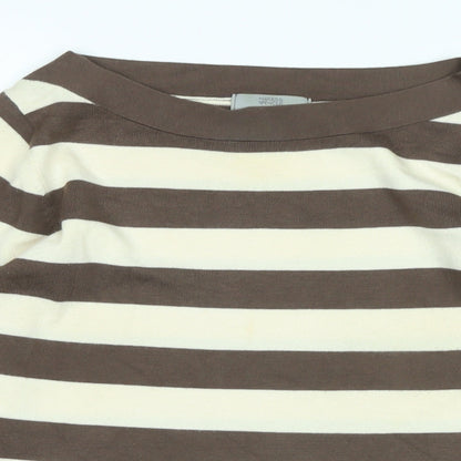 Womens UK Size 14 Marks and Spencer Brown Pullover Jumper