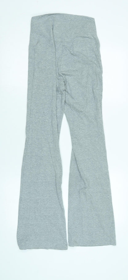 Cotton On Womens Grey Cotton Trousers Size S L31 in Regular
