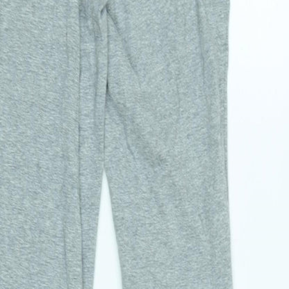 Cotton On Womens Grey Cotton Trousers Size S L31 in Regular