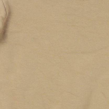 Squad Mens Beige Polyester Pullover Sweatshirt Size M