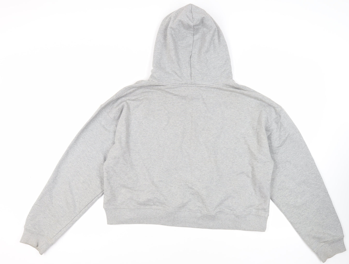 Girl Knows All Womens Grey Cotton Pullover Hoodie Size M Pullover - Cross Country