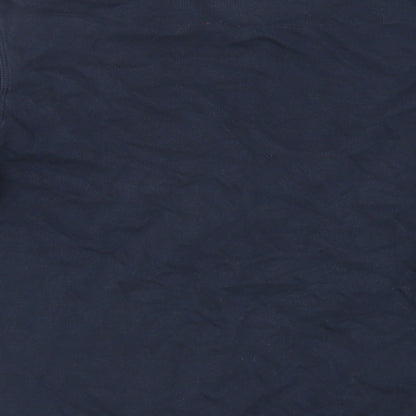Mens UK Size S Fabric Blue Pullover Sweatshirt