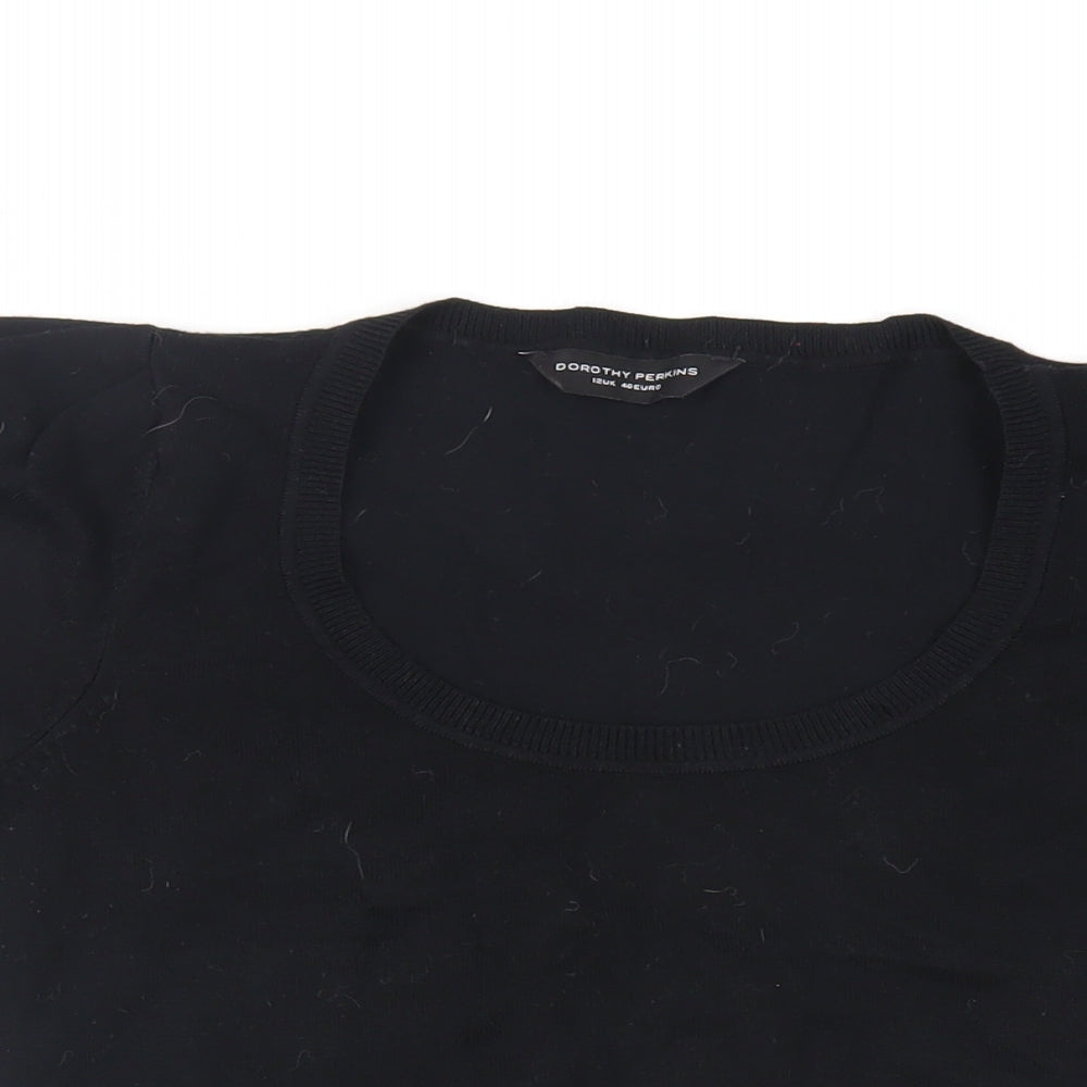 Womens UK Size 12 Dorothy Perkins Black Pullover Jumper