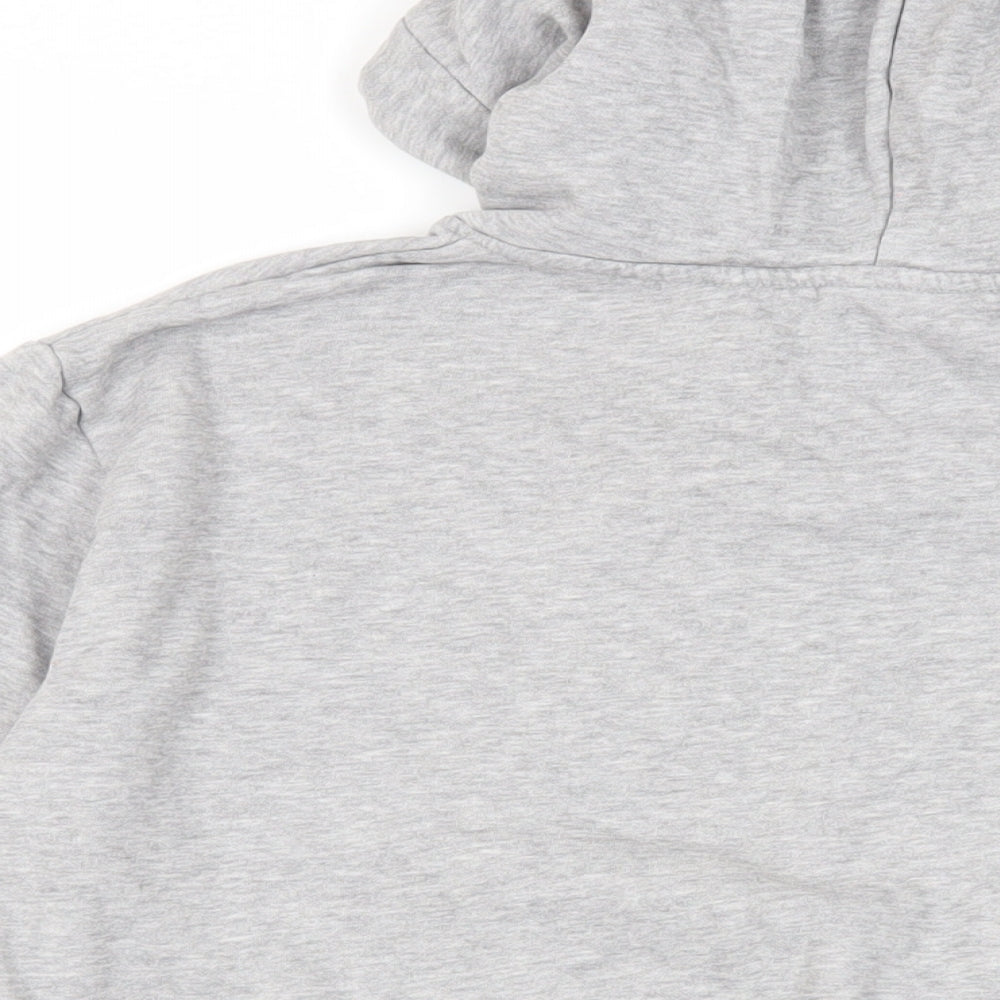 H&M Womens Grey Cotton Pullover Hoodie Size S Pullover - NASA