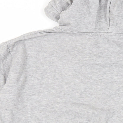 H&M Womens Grey Cotton Pullover Hoodie Size S Pullover - NASA