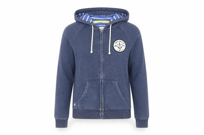 Womens UK Size 10 Jack Wills Blue Full Zip Hoodie