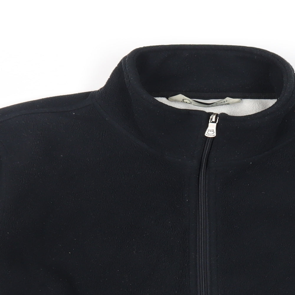 B.C. Clothing Womens Black Jacket Size M Zip - Zipped Pockets
