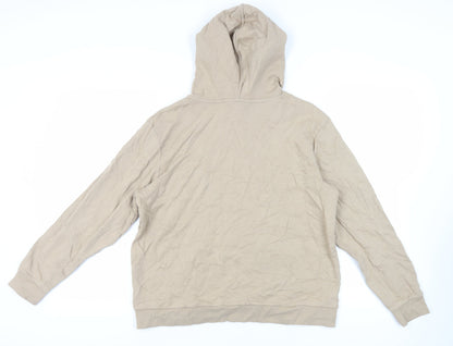 Mens UK Size M Marks and Spencer Beige Pullover Hoodie