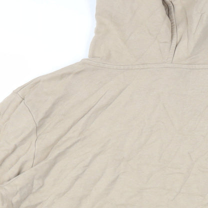 Mens UK Size M Marks and Spencer Beige Pullover Hoodie