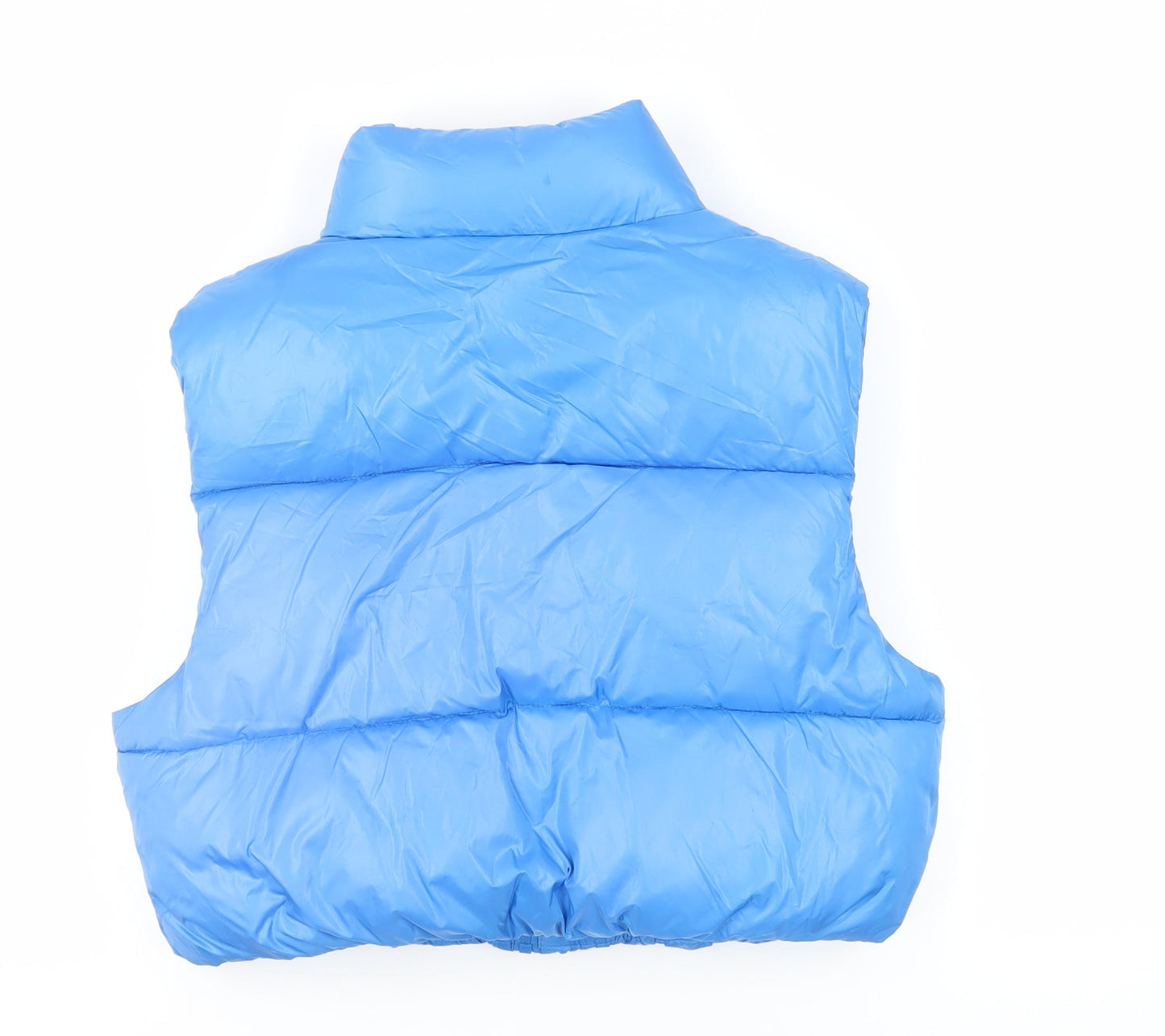 Womens UK Size S Bershka Blue Gilet