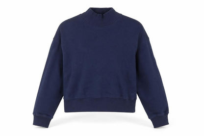 Goodmove Womens Blue Cotton Pullover Sweatshirt Size 10 Pullover