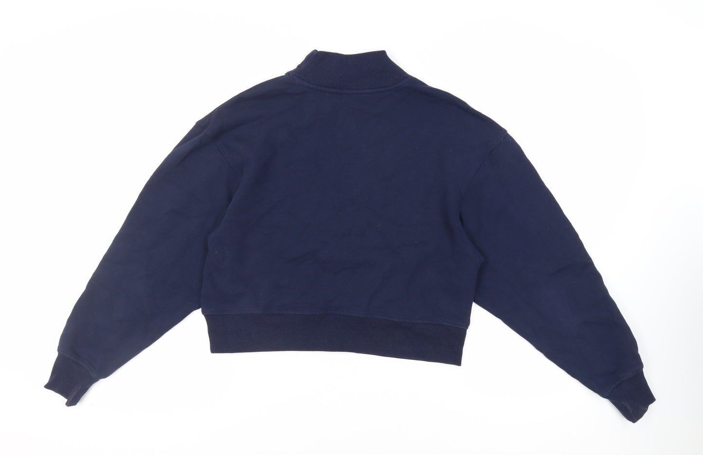 GOODMOVE Womens Blue Cotton Pullover Sweatshirt Size 10 Pullover