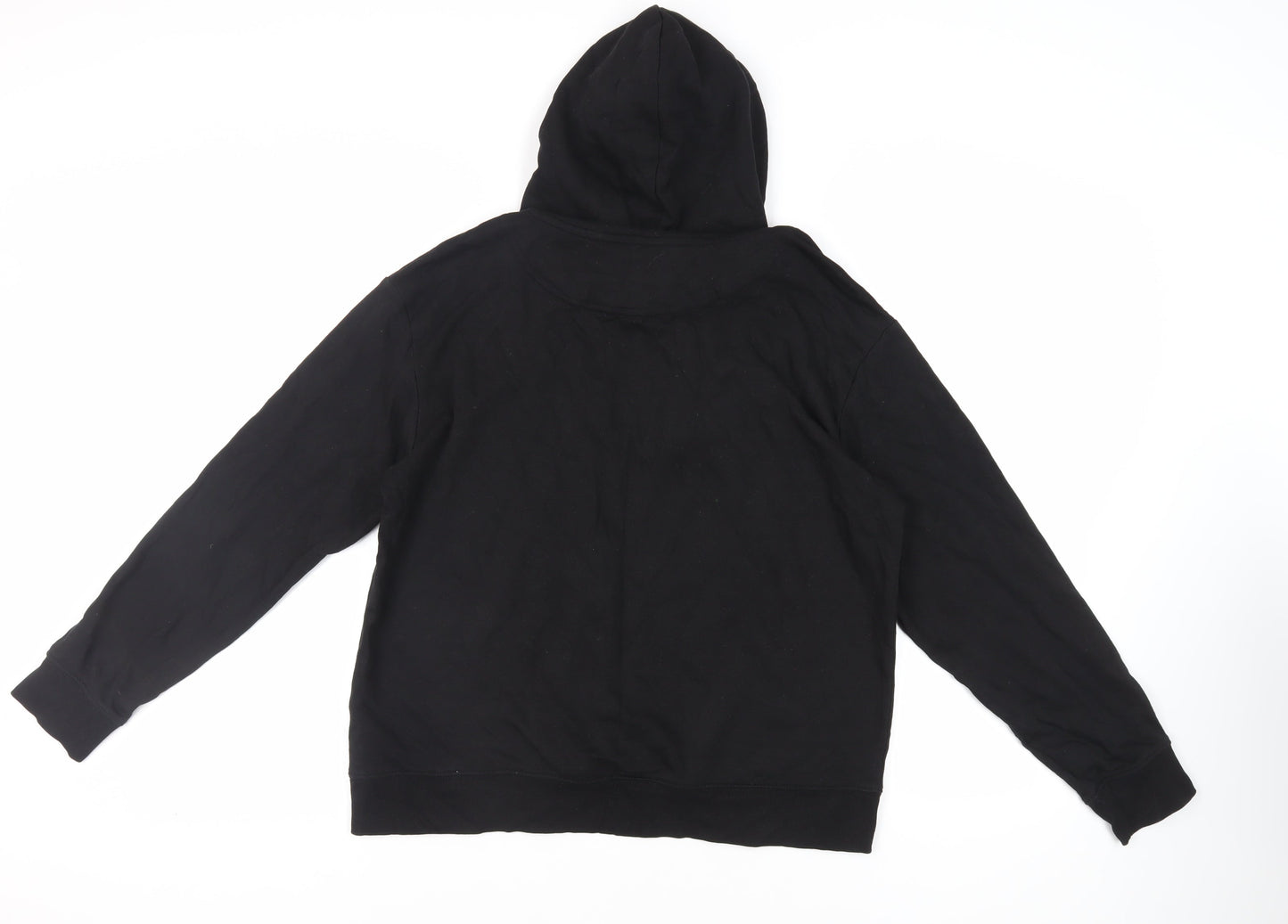 Mens UK Size L H&M Black Pullover Hoodie