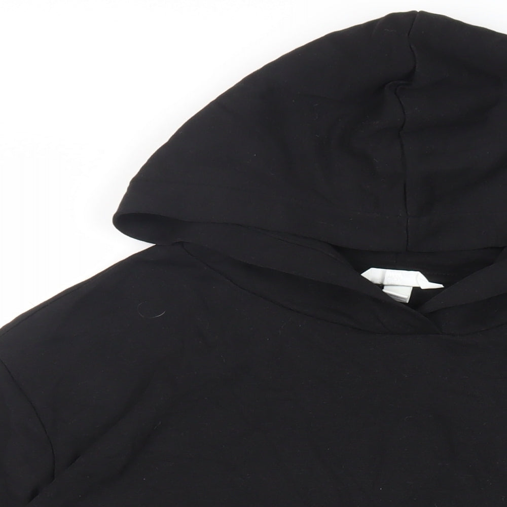 Mens UK Size L H&M Black Pullover Hoodie