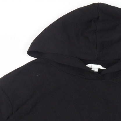 Mens UK Size L H&M Black Pullover Hoodie