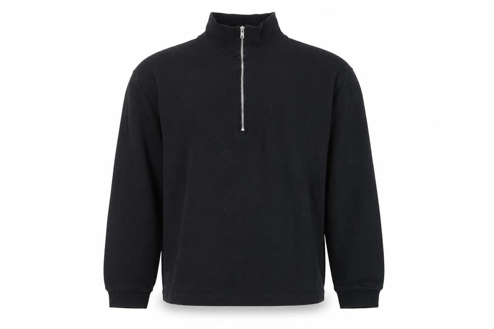 Mens UK Size M Topman Black Pullover Sweatshirt