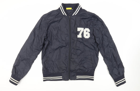 Mens UK Size M Slam Dunk Blue Varsity Jacket