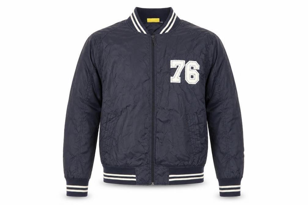 Mens UK Size M Slam Dunk Blue Varsity Jacket