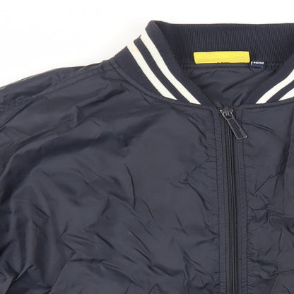 Mens UK Size M Slam Dunk Blue Varsity Jacket