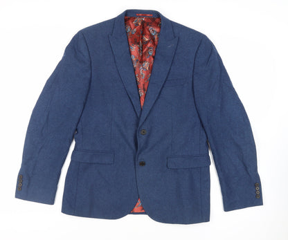 Mens UK Size 42 NEXT Regular Blue Suit Jacket