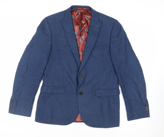 Mens UK Size 42 NEXT Regular Blue Suit Jacket