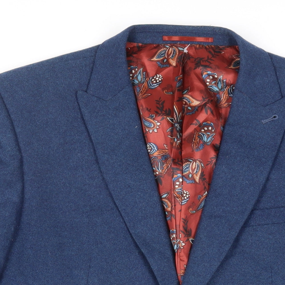 Mens UK Size 42 NEXT Regular Blue Suit Jacket