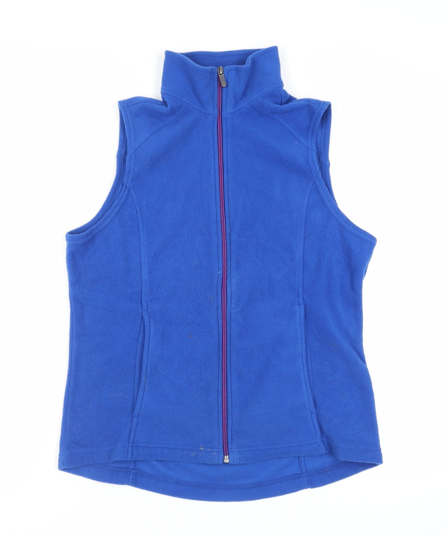 Womens UK Size M Lands' End Blue Gilet