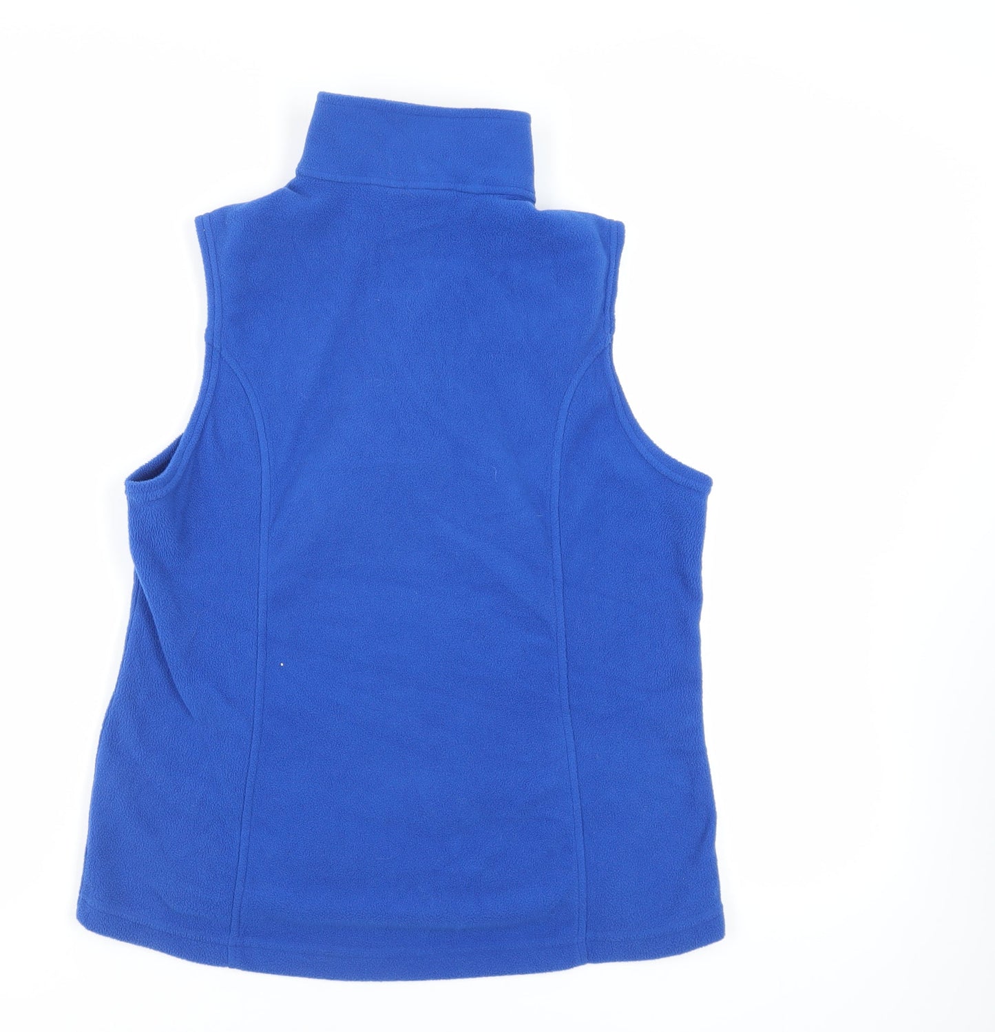 Womens UK Size M Lands' End Blue Gilet