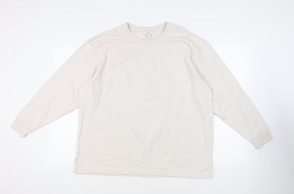 Mens UK Size L Marks and Spencer Ivory Pullover Sweatshirt