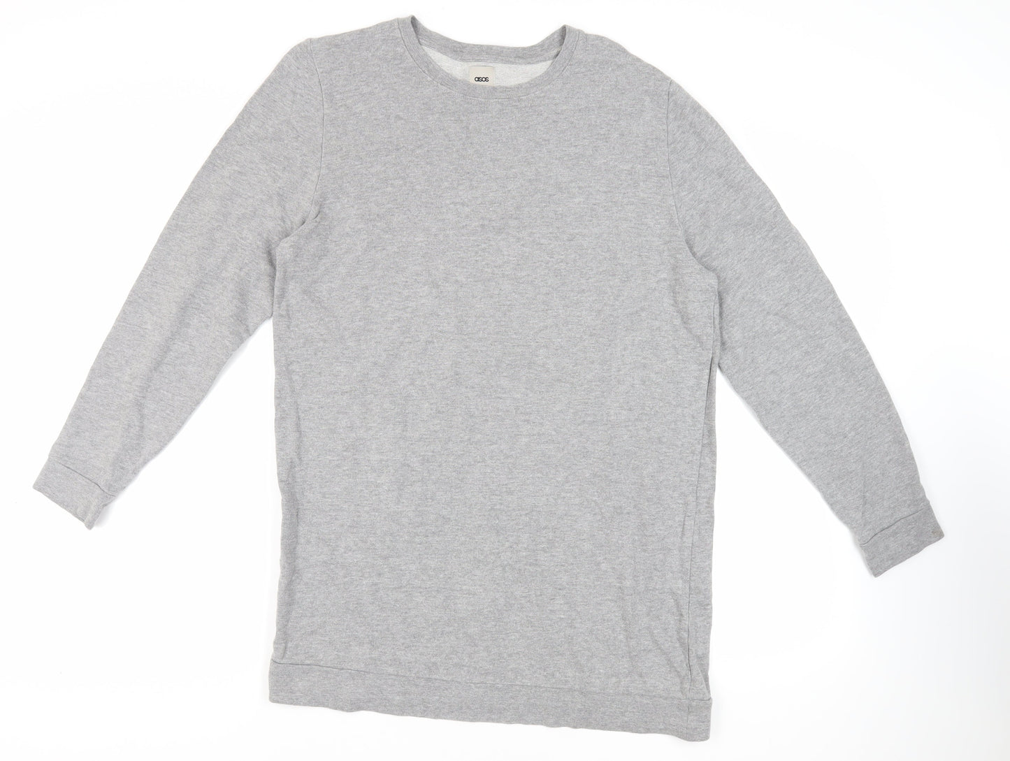 Womens UK Size L ASOS Grey Pullover Sweatshirt