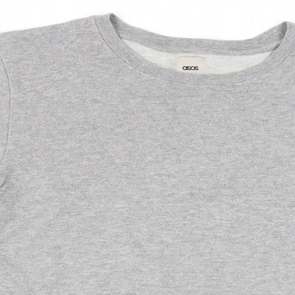 Womens UK Size L ASOS Grey Pullover Sweatshirt
