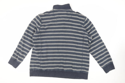 Mens UK Size XL Marks and Spencer Blue Pullover Sweatshirt