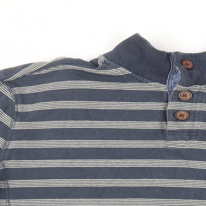 Mens UK Size XL Marks and Spencer Blue Pullover Sweatshirt