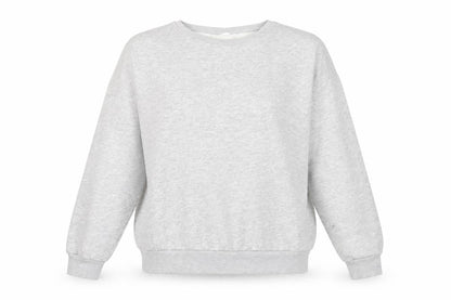 Chelsea Peers Womens Grey Cotton Pullover Sweatshirt Size M Pullover