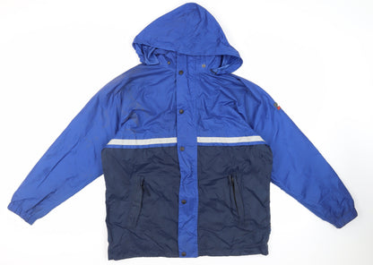 Mens UK Size L McKINLEY Blue Windbreaker Coat